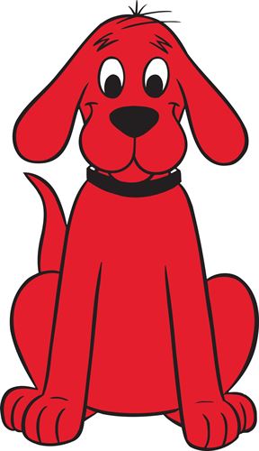 An illustration of Clifford the Big Red Dog