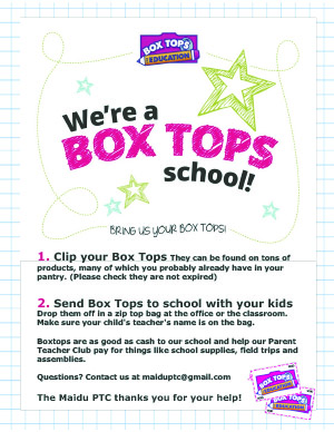Box Tops Flier